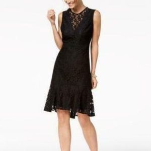 Nanette Lepore High Low Lace Dress Sz   6,